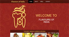 Desktop Screenshot of flavoursofindia.ca